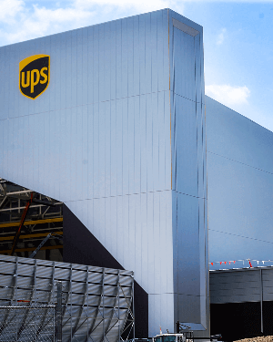 UPS shipping hub