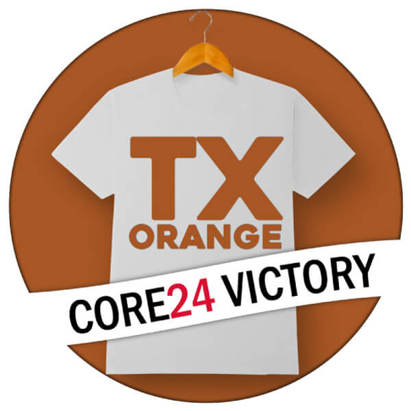 B-15 CORE 24 VICTORY TX ORANGE